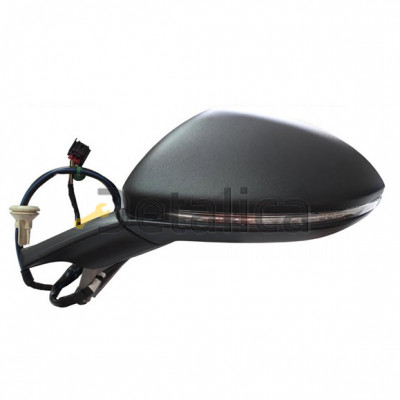 Зеркало левое для Фольксваген Гольф 7 от 2012 электрическое с подогревом диод ук.поворота 6 контактное (Тайвань) 