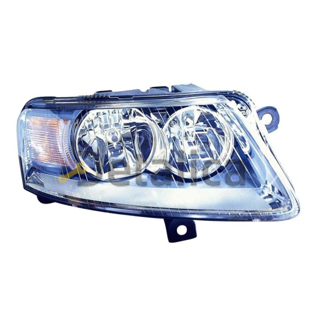 Фара правая под корректор для Ауди А6 от 2004 (Depo)