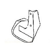 Брызговик заднего крыла левый для Тойота Королла от 2006 (Тайвань) Седан