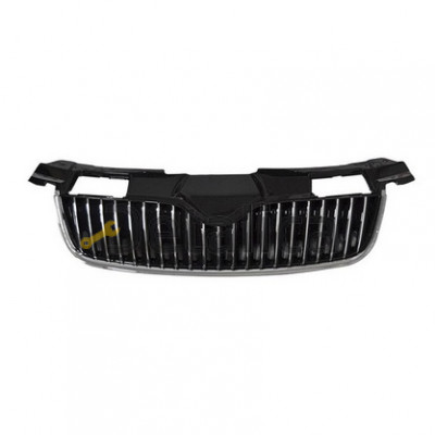 Решетка радиатора с хром молдингом для Шкода Фабия 2 от 2007-2009 (Китай)