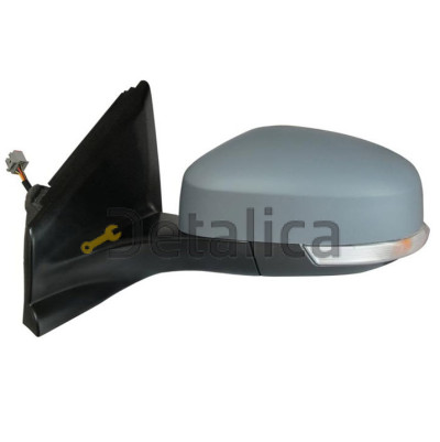 Зеркало левое электрическое с подогревом указатель поворота aspherical грунт для форд мондео от 2011