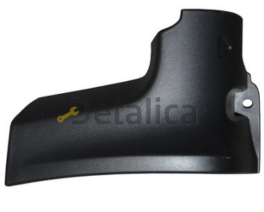 Renault DUSTER (накладка крыла перед. ниж.) молдинг кузова лев (Китай)