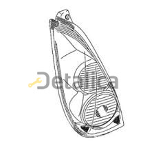 Фонарь задний левый для Сузуки Лиана хетчбэк оригинал