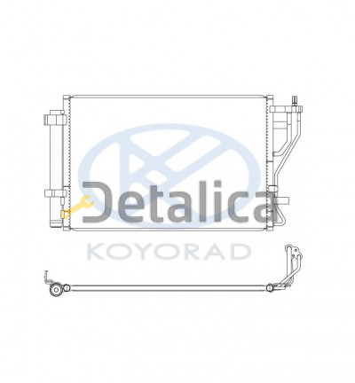 Конденсатор для Киа Церато 2 от 2009 (Koyo)
