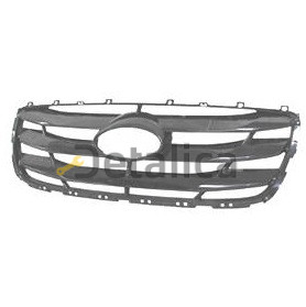 Решетка радиатора черная для Хендай Санта Фе 2 от 2010 до 2011 (Тайвань)