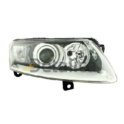 Фара правая под корректор ксенон линзованная для Ауди А6 от 2004 (Depo)