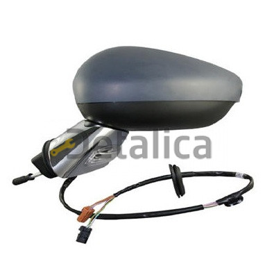 Зеркало левое электрическое с подогревом автоскладывающееся хромированный кронштейн для Ситроен С3