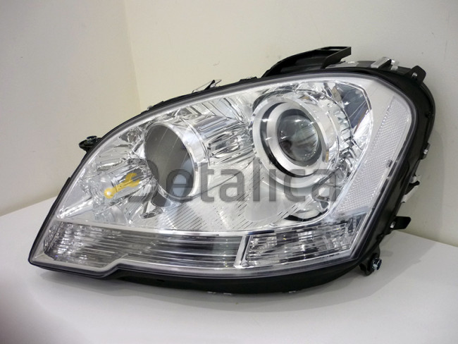 Фара левая линзованная для Мерседес W164 ML 2008-2010
