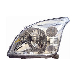 Фары комплект под корректор для Тойота Прадо 120 внутри хром