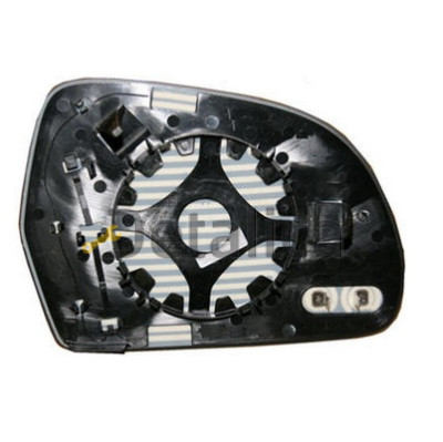 Стекло зеркала левое с подогревом Ауди А8 2007 (Тайвань) aspherical