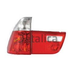 Фонарь задний внешний+внутренний левый+правый комплект тюнинг прозрачный красн-белый для BMW E53 X5 от 1999-2004