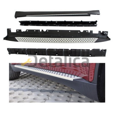 Порог-подножка левая+правая комплект для BMW E71 X6 от 2008    BM0X608-4A1-N