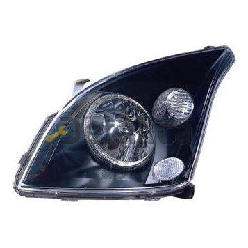 Фары комплект под корректор для Тойота Прадо 120 внутри чёрные