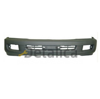 Бампер передний с отверстием под противотуманку грунт для Тойота Ленд Крузер 100 1998-2002