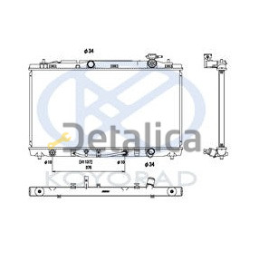Радиатор охлаждения для Тойота Камри V40 АТ 3.5 (Koyo)