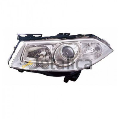 Фара левая ксенон под корректор внутри черная для Рено Меган от 2005