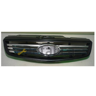 Решетка радиатора хромированный молдинг для Киа Рио 2 от 2005 (Китай)