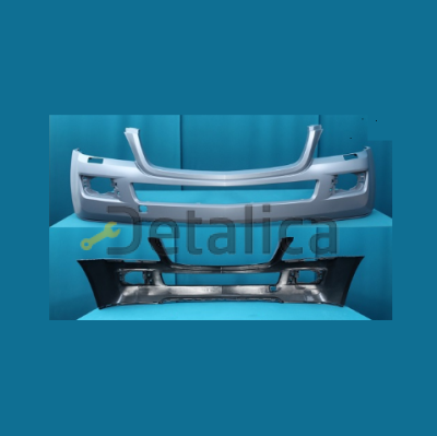 Бампер передний Мерседес GL X164 2006-2009 омыватели ходовые огни Тайвань грунт 