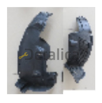 Подкрылок переднего крыла левый передняя+задняя часть для Шевроле Кобальт  китай