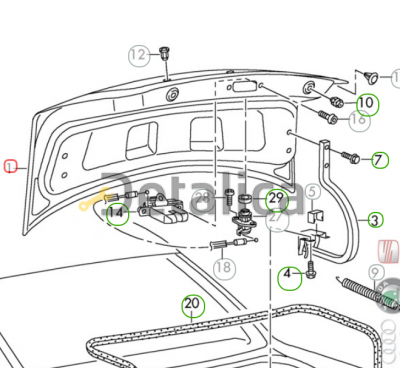 Крышка багажника Фольксваген Поло