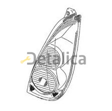 Фонарь задний правый для Сузуки Лиана хетчбэк оригинал