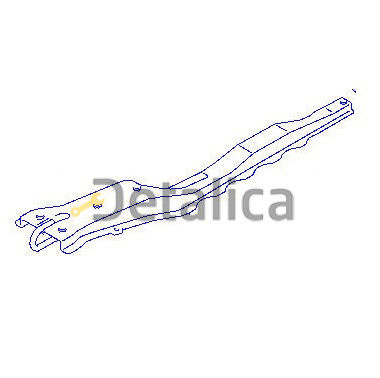 Балка продольная под двигатель для митсубиси лансер от 2000