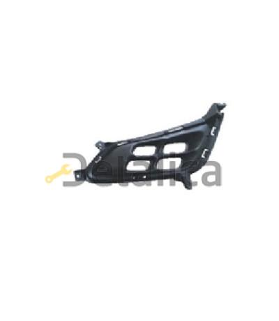 Решетка бампера переднего левая с отверстием под ходовые огни для Киа Оптима от 2014 (Китай)