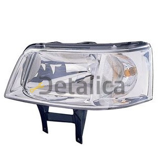 Фара левая одноламповая под корректор для Фольксваген Транспортер Т5 2003-2009 (Depo)