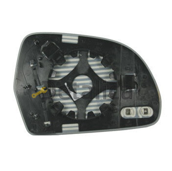 Стекло зеркала левое с подогревом для Ауди А8 от 2008 (Тайвань) aspherical