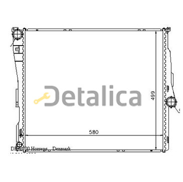 Радиатор охлаждения для BMW E83 X3 NISSENS