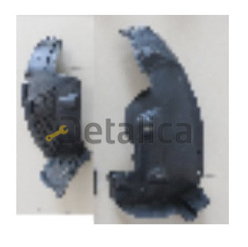 Подкрылок переднего крыла правый передняя+задняя часть для Шевроле Кобальт  китай