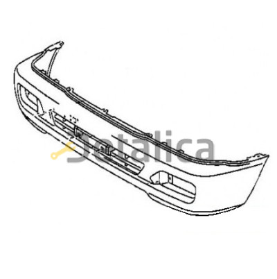 Бампер передний китай для Тойота Ленд Крузер 100 от 2006