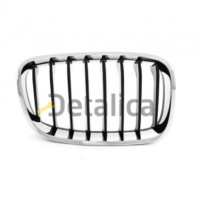 Решетка радиатора правая черный хром для BMW F20-F21 от 2011-2015 8 ребер Решетка радиатора правая черный хром для BMW F20-F21 от 2011-2015 8 ребер