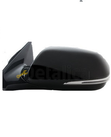 Зеркало левое электрическое с подогревом, указатель поворота для Хендай Санта Фе 3 от 2014 (Тайвань)