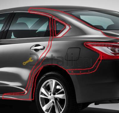 Крыло заднее левое для Ниссан Теана L33 оригинал