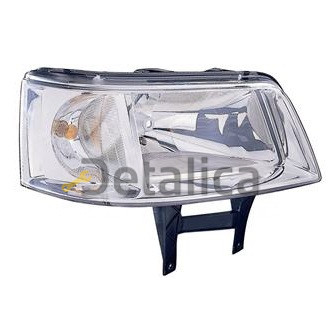 Фара правая одноламповая под корректор для Фольксваген Транспортер Т5 2003-2009 (Depo)