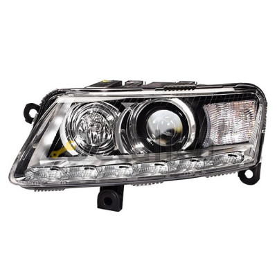 Фара левая+правая комплект ксенон тюнинг линзованная диод  D2S для Ауди А6 от 2004 (Depo)