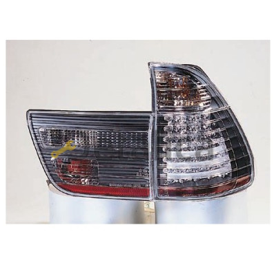 Фонарь задний внешний+внутренний левый+правый комплект тюнинг прозрачный с диод  SONAR внутри черн-хром для BMW E53 X5 от 1999-2004