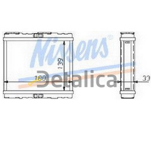 Радиатор отопителя для Ниссан Примера P12 Nissens
