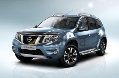 Дефлектор капота для Ниссан Террано D10 Дефлектор капота для Ниссан Террано D10