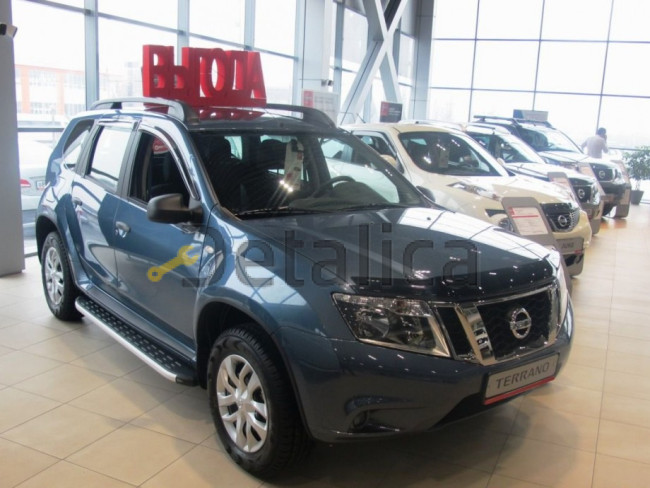 Дефлектор капота для Ниссан Террано D10 Дефлектор капота для Ниссан Террано D10