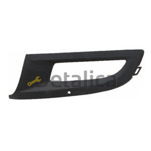 Решетка бампера передняя левая под противотуманку хэтчбэк для Фольксваген Поло от 2010 (Тайвань)