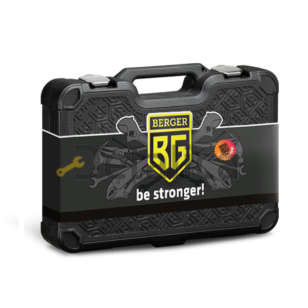 Набор инструментов для грузовиков 21 предмет BERGER BG021-34 Набор инструментов для грузовиков 21 предмет BERGER BG021-34