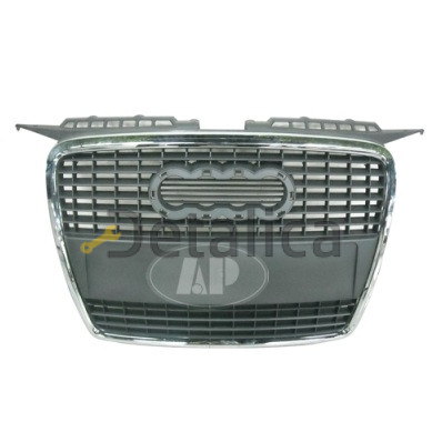 Решетка радиатора хром-серая для Ауди А3 8P от 2005 (Тайвань)