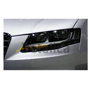 Фара левая с рег мотора внутри черная для Ауди А4 B8 от 2007 (Depo)