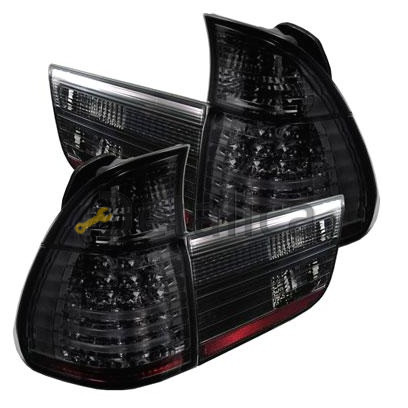 Фонарь задний внешний+внутренний левый+правый комплект тюнинг прозрачный с диод  SONAR внутри хром для BMW E53 X5 от 1999-2004