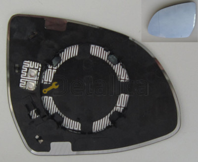 BMW X5 (F25 14-/ F16 14-15) стекло зеркала лев с подогрев (aspherical) (Тайвань)