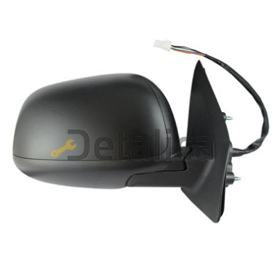 Зеркало правое электрическое с подогревом для Пежо 4007 от 2007-2011 convex грунтованное
