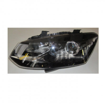 Фара левая тюнинг линзованная диодная седан для фольксваген Поло 5  от 2010 (Китай)