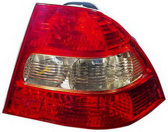 Фонарь для COROLLA {JPP} задн внешн прав красн-бел  (СЕДАН) (DEPO)